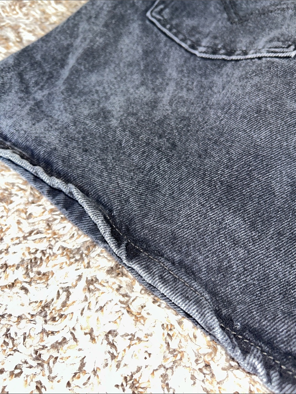 Levi’s High Baggy Shorts Black Denim - Women’s 26 - Picture 6 of 6